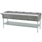 image of Eagle Group HT5-NG 79" Gas Hot Food Serving Counter, (5) Pan Capacity