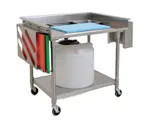 image of Eagle Group MPT3042 Stainless Steel Mobile Prep Table - 47-1/4" x 30" x 37-15/16"