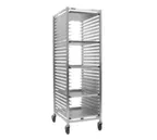 image of Eagle Group OUR-2630-2/W 30 Pan Aluminum Mobile Side Load Panco Utility Rack, Assembled