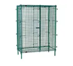 image of Eagle Group SC1436E Stationary Wire Security Unit with Epoxy Finish, 39-1/4" x 17-1/4" x 67"
