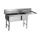 image of Eagle Group SFN3052-3-18R-14/3 Spec-Master® Supermarket Meat Platter Sink