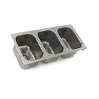 image of Eagle Group SR16-19-8-3-ND Self-Rimming Drop-In Sink with No Deck