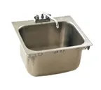 image of Eagle Group SR19-16-13.5-1 Self-Rimming Drop-In Sink, One Compartment