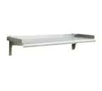 image of Eagle Group SWS1272-16/3 16 Gauge 304 Stainless Steel Wall-Mounted Shelf - 72"W x 12"D