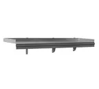 image of Eagle Group SWS1272TR-16/4 16 Gauge 430 Stainless Steel Wall-Mounted Shelf - 72"W x 12"D