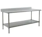 image of Eagle Group T30120SEB-BS Deluxe Series Work Table, 120"W X 30"D