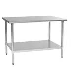 image of Eagle Group T3672B 72" Stainless Steel Top 63" - Work Table