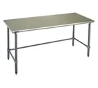 image of Eagle Group T3672GTB 72" Stainless Steel Top 63" - Work Table