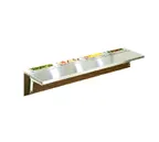 image of Eagle Group TS-DB-HT5 Tray Shelf, 79"W X 10"D, Solid, Drop Brackets