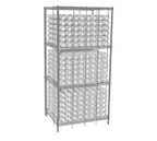 image of Eagle Group TSC3036Z EAGLEbrite® Zinc 4 Wire Shelf Cup Tower - 36"W x 30"D x 74"H