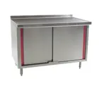 image of Eagle Group UCB2496SEM 96" Cabinet Base Sliding Doors Work Table