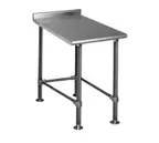 image of Eagle Group UT3612STE Spec-Master Series 12" Open Base Work Table w/Side & Rear Crossrails - Upturn