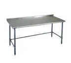 image of Eagle Group UT3672STE 72" Stainless Steel Top 63" - Work Table