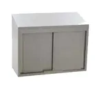 image of Eagle Group WCS-42 42" Stainless Steel Enclosed Front Wall Mounted Cabinet w/ Sliding Doors