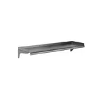 image of Eagle Group WS1260-14/3-3VP 14 Gauge Stainless Steel Wall Mounted Shelf - 60" x 12"