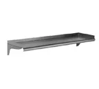 image of Eagle Group WS1296-16/4 16 Gauge Stainless Steel Wall Mounted Shelf - 96" x 12"