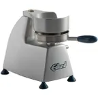 image of Edlund EBP-500  Countertop 5" Hamburger Patty Press, Anodized Aluminum, 9.6 oz Patty Weight, Manual, Built‑In Separator