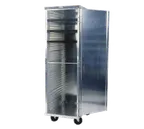 image of Winholt EC1824-C 24 Pan Reinforced Aluminum End Load Enclosed Mobile Transport Cabinet  