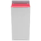 image of Edlund KR-50R Knife Rack – 12" Red Skirt, 9 Stainless Steel Slots, Dishwasher Safe, NSF