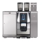 image of Egro USA EGRO ONE-TOP MILK XP Espresso Cappuccino Machine w/ 2 Grinders & Hoppers