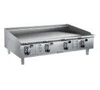 image of Electrolux Professional 169114 48" Countertop Thermostatic Gas Griddle, 1" Steel Plate, 104.000 BTU