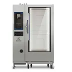 image of Electrolux Professional 219785 Full Size 20 Pan Gas Combi Oven w/ Touchscreen, Boiler, 320.446 BTU