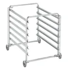 image of Electrolux Professional 922700 6 Tray Stainless Steel Single Mobile Tray Rack 