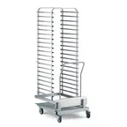 image of Electrolux Professional 922757 20 Tray Stainless Steel Single Mobile Tray Rack 