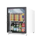image of Everest EMGR5 - 25" Glass Door Merchandiser Refrigerator, 5.0 cu ft, Steel, Bottom Mounted R290