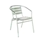 image of emu AH1101 Sara Stacking Armchair w/ Slat Back & Seat - Outdoor/Indoor