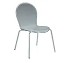 image of emu 111 Ronda Outdoor Stacking Side Chair w/ Steel Mesh Back & Seat