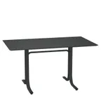 image of emu 1134 Rectangular Outdoor Table System, 53 Lbs - 55" x 32" x 29.5"H