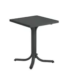 image of emu 1166 Square Outdoor Table System, 35.5 Lbs - 24" x 24" x 29.5"H, Square Edge
