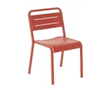 image of emu 208 Urban Outdoor Stacking Side Chair w/ Slat Back & Seat