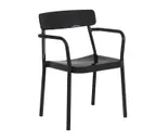 image of emu 281 Grace Stacking Armchair with Solid Back & Seat - Outdoor/Indoor