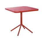 image of emu 286 Grace Square Outdoor Tilt Top Table, Flat Aluminum Top - 32" x 32" x 29"H