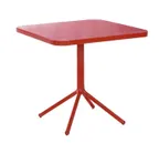 image of emu 288 Grace Square Outdoor Tilt Top Table, Flat Aluminum Top - 28" x 28" x 29"H