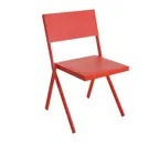 image of emu 410 Mia Outdoor Stacking Side Chair w/ Aluminum Seat & Back