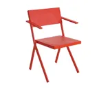 image of emu 411 Mia Stacking Armchair w/ Aluminum Back & Seat - Outdoor/Indoor