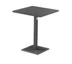 image of emu 473KH Lock Square Outdoor Bar Table - 32" x 32" x 41-1/2"H, Solid Steel Top & Pedestal