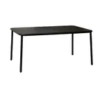 image of emu 505 Yard Rectangular Outdoor Table - 63" x 38" x 29-1/2"H, Aluminum Top