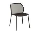 image of emu 521 Darwin Outdoor Stacking Side Chair w/ Steel Mesh Seat & Back