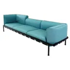 image of emu E743 Dock Lounge Sofa Base w/ Aluminum Frame & PVC Foot Caps- Indoor/Outdoor