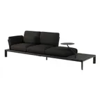 image of emu E765 Tami Lounge w/ Slatted Wood Plastic Composite & Aluminum Base Frame
