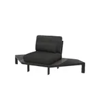 image of emu E769 Tami Lounge Corner w/ Slatted Wood Plastic Composite & Aluminum Base Frame
