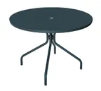 image of emu 823 36" Round Indoor/Outdoor Solid Table w/ Umbrella Hole - 36" dia. x 29-1/2"H