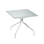 image of emu 829 32" Square Indoor/Outdoor Table w/ Umbrella Hole - 32" x 32" x 29-1/2"H
