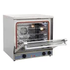 image of Equipex FC-60G Single Deck Half Size Electric Convection Oven with Thermostatic Controls