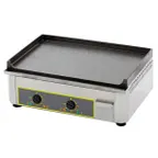 image of Equipex PSE-600 24” Countertop Electric Griddle with 23" x 14.5" Surface, Cast Iron Plate, 208/240v