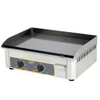 image of Equipex PSS-600 24" Countertop Electric Griddle with 23" x 15" Surface, Smooth Steel Plate, 208/240v